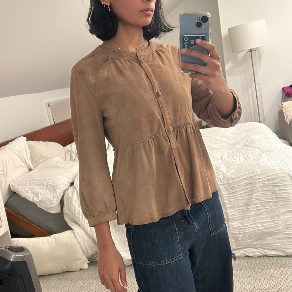 Beautiful Suede Blouse